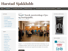 Tablet Screenshot of harstadsjakklubb.no